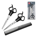 Set de Tijeras y Peine para Peluqueria y Barberia