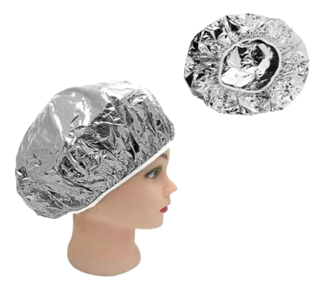 Gorra Térmica Metalizada para Tratamientos Capilares