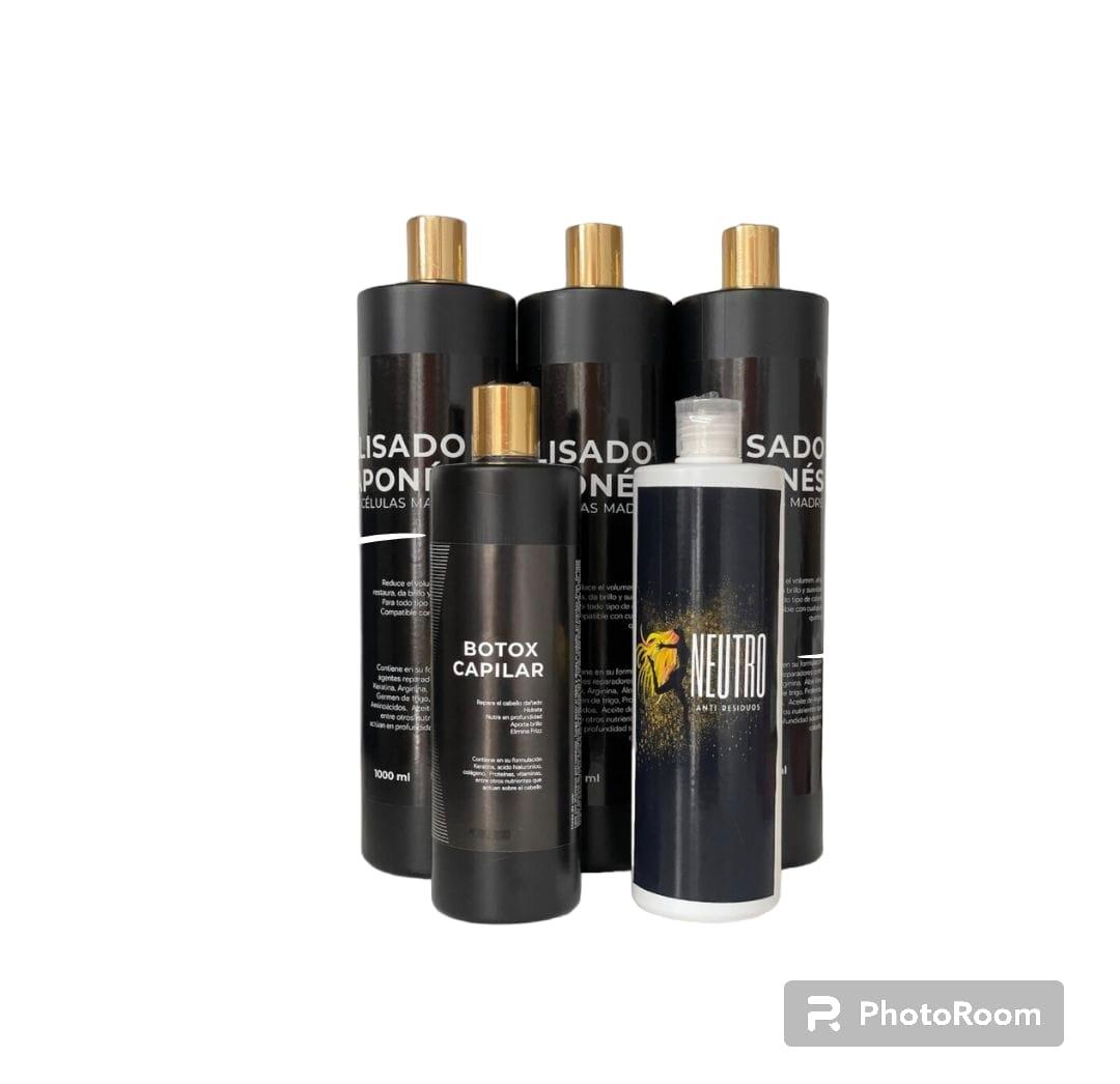 Promo 3 - Kit Alisado Japonés + Botox Capilar + Shampoo Neutro