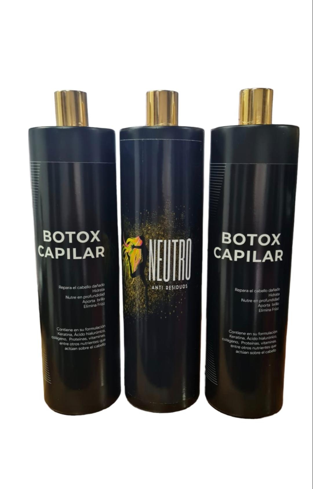 Promo - 2L Botox Capilar + 1L Shampoo Neutro Anti Residuos