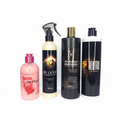 Kit Alisado Japonés + Botox Frutilla + BX Gold + Shampoo Neutro Progresivo Total fondo blanco