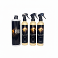 Kit 3 Alisado Oro BX Gold + Shampoo Neutro fondo blanco