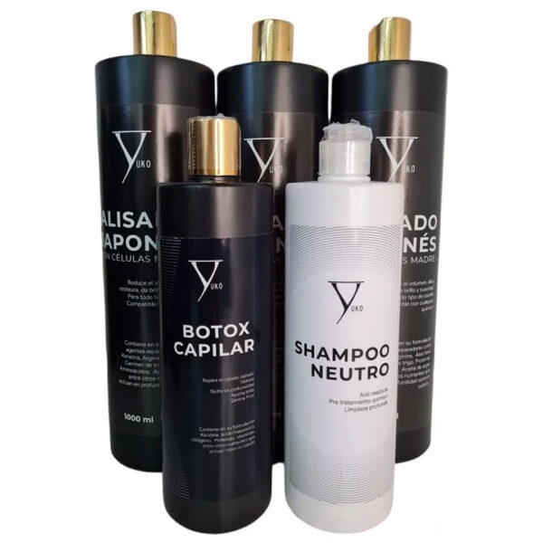 3lt Alisado Japones + 1/2lt Botox+ 1/2lt Shampoo Anti Resi.