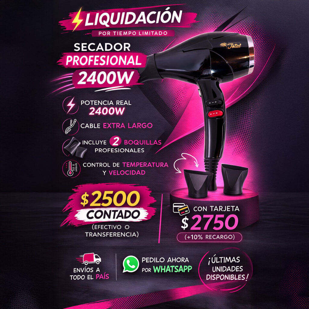 Secador profesional ProgresivoTotal